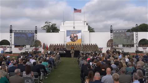 The ceremony takes place at Fort Benning at the solder’s training company. Family members will receive a letter with instructions about Graduation and when to get to the ceremony location. Each company has different rules. Turning Green Ceremony starts as early as 7:00 am, and it lasts approximately an hour.. 