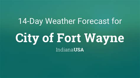 Fort wayne weather extended forecast. Things To Know About Fort wayne weather extended forecast. 