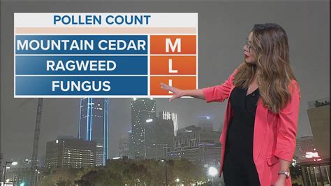 Fort worth pollen count. Allergy Tracker gives pollen forecast, mold count, information and forecasts using weather conditions historical data and research from weather.com 