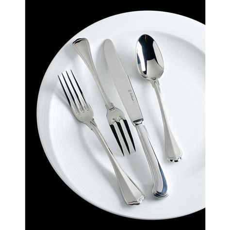 Fortessa Bistro 18/10 Stainless Steel Flatware, 5 Piece Place Setting ...