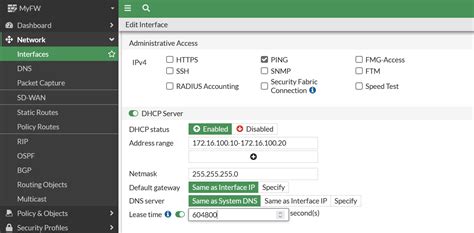 Fortigate dhcp relay.  See DHCP relay fields.  A FortiGate interface can also be configured ...