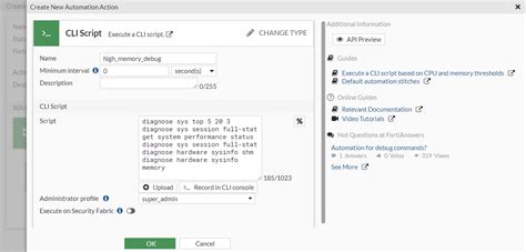 Fortigate execute script cli. 4 Administration Guide, which contains information...