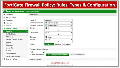 Fortigate policy id vs sequence number.  Outgoing Interface - Select the name o...