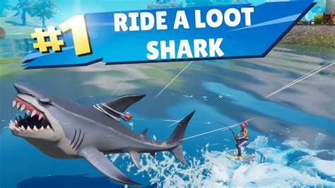 Fortnite: How To Ride Loot Sharks - The Gamer