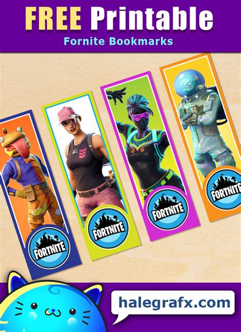 Fortnite Bookmarks Printable