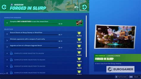 Fortnite Forged in Slurp Challenges list for Week 3 