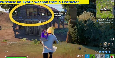 Fortnite How to Purchase an Exotic Weapon From a Character
