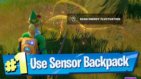 Fortnite How to Use the Sensor Backpack to Find Energy Fluctuation