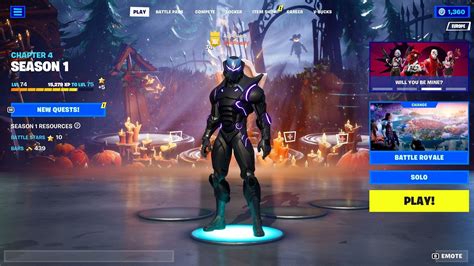 Fortnite How to change lobby background in Chapter 4