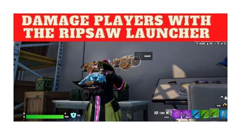 Fortnite How to damage players with the Ripsaw Launcher
