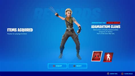 Fortnite How to get Adamantium Claws Pickaxe