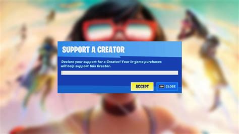 Fortnite How to get a support a creator code without 1 000 followers