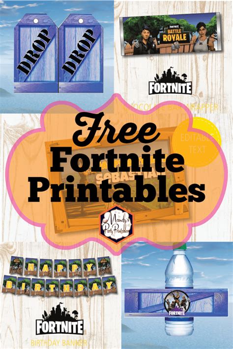 Fortnite Printables