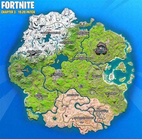 Fortnite Season 3 Chapter 1 Map Details - DBLTAP