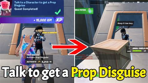 Fortnite Where to talk to a Character to get a Prop Disguise