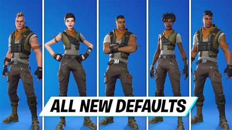 Fortnite chapter 4 default skins. The new Fortnite season, Chapter 4 Season OG, has brought back classic weapons, points of interests on the map, and cosmetics inspired by the earliest days of the battle royale game.Some of those ... 