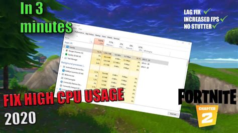 Fortnite high cpu usage.  Find bottlenecks fast, boost FPS, and optimize your gaming PC with u...