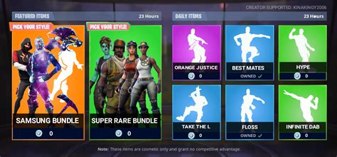 Fortnite itemshop tomorrow. Fortnite Battle Royale accidentally leaked tomorrow's item shop on twitter. Here's the skins and cosmetics that we'll be getting tomorrow at 8pm est..CREATOR... 