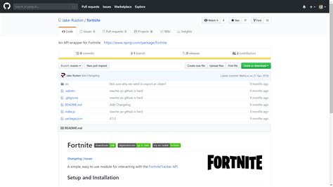 Fortnite-API.com · GitHub