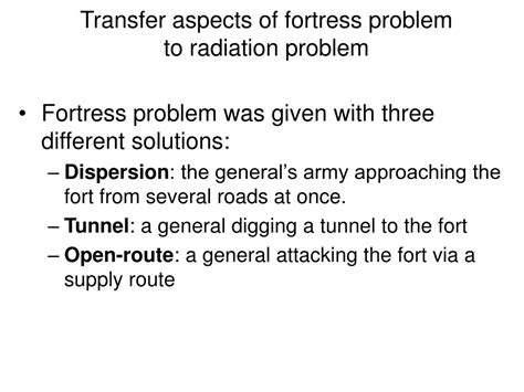 Fortress problem psychology.  Cognitive studies of transfer are dominated by a ...