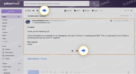 Forward Emails With Attachments in Yahoo Mail