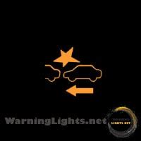 Forward collision warning light jeep.  First-Class &trade; mail and period...