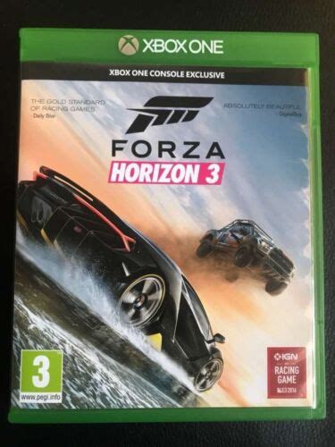 Forza: Horizon 3 Xbox One Game Xbox Exclusive 889842150018