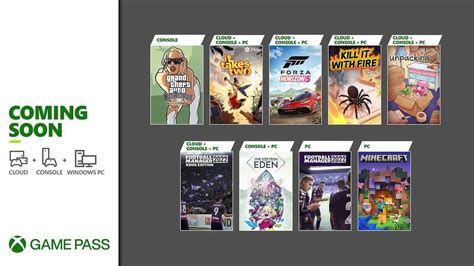 Forza Minecraft and more come to Game Pass in November 