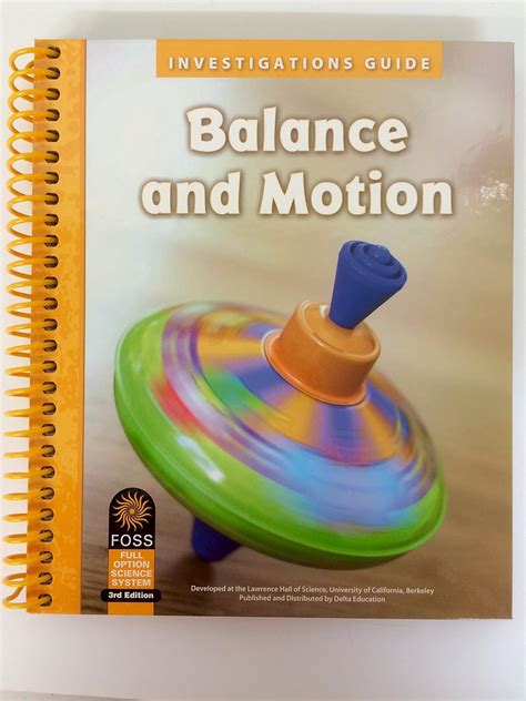 Foss balance and motion investigations teacher guide. - Alfa romeo 156 service repair manual.
