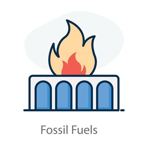 Fossil Fuels Easy Drawing