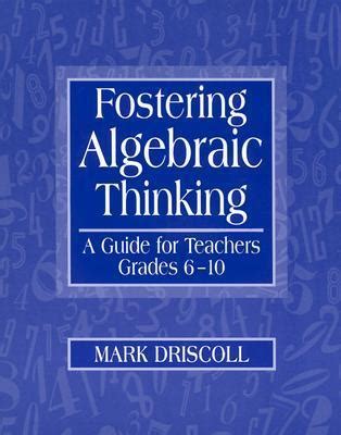 Fostering algebraic thinking a guide for teachers grades 6 10. - Deutz bf 41 1011 engine manual.