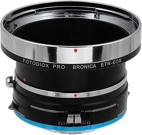 Fotodiox Pro Lens Mount Shift Adapter - Bronica ETR …