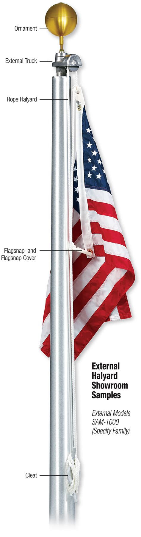Foundation Options Concord American Flagpole