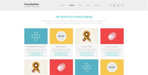Foundation Website Templates From Themeforest
