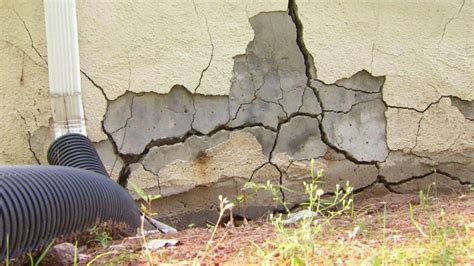 Foundation crack. If you see cracks in a building, it’s often a sign of an underlying problem you should address. There are many foundation cracks on buildings, including vertical, horizontal, diagonal, hairline, and stair-step cracks. While most cracks don’t pose a hazard, horizontal cracks or those wider than ¼ an inch indicate danger. 