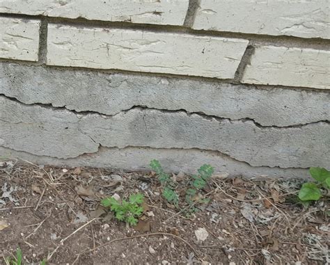 Foundation cracks. These cracks are indicative of a shift in the foundation – likely due to settling – or external pressure from groundwater and soil. Diagonal cracks. Your home may also settle unevenly, leading to a diagonal crack in your foundation. These cracks are typically wider on one side than they are on the other. No one of these crack types is worse ... 