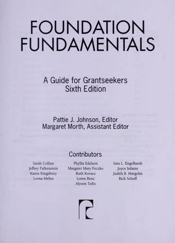Foundation fundamentals a guide for grantseekers. - Audio ic users handbook by r m marston.