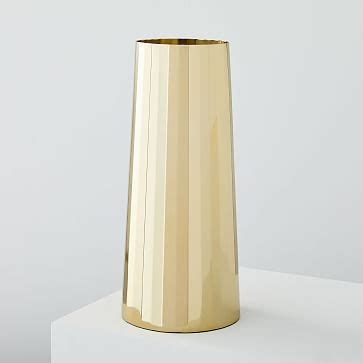 Foundations Brass Vases - West Elm Australia