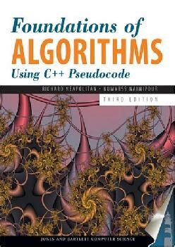 Foundations of algorithms using c pseudocode solution manual. - Manuale di ammiragliato della navigazione 1938 vol i.
