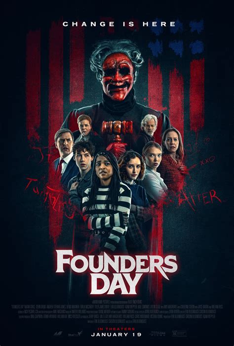 Founders day movie. Movie Review – Founders Day. Jan 24, 2024. —. in Comedy, Horror, movie review, Mystery. Christene Johnson (RunPee Sis) Read Time: 1 Minute, 19 Second. Founders Day was not that bad, It was definitely better than I thought it would be. The story was a lot more defined and not quite as easy to figure out as I … 