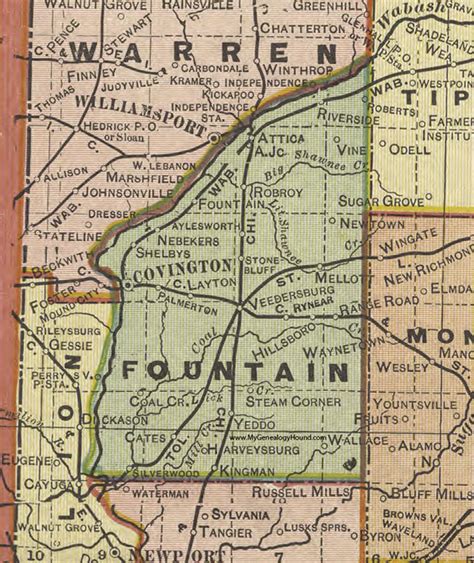 Fountain County IN Land Records - LDS Genealogy