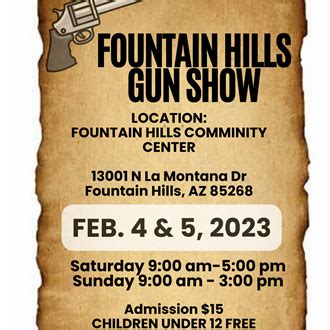 Exhibitors from throughout the U.S. will display Custom Knives, Vintage Knives, Tactical Knives, Fac. Scottsdale Gun Show 2023 is held in Phoenix AZ, United States, from 2/4/2023 to 2/4/2023 in Fountain Hills Community Center. Home > Security & Intelligent Building Events Scottsdale Gun Show 2023: