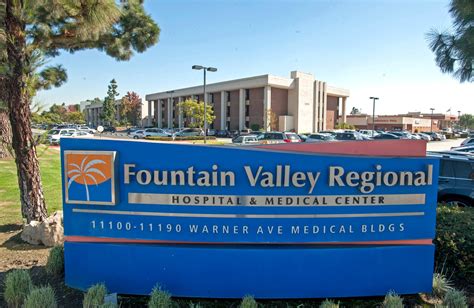 Fountain valley hospital. Fountain Valley Regional Hospital & Medical Center. Opens at 12:00 AM (714) 966-7200. Website. More. Directions Advertisement. 11100 Warner Ave Ste 1 ... 