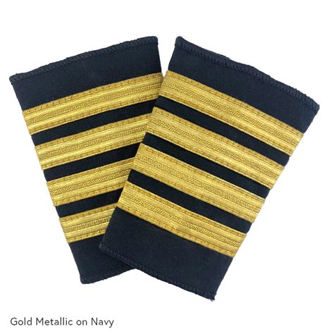 Four Bar Epaulets - Captain - MyPilotStore.com