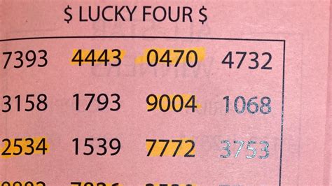 Four Digit For Today
