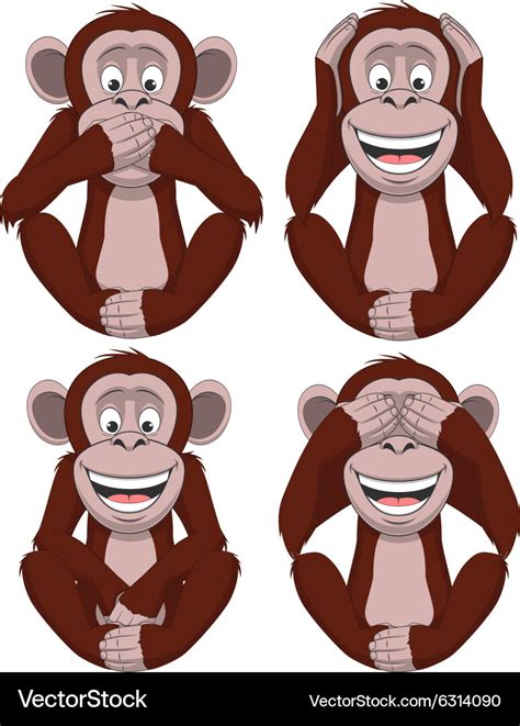 Four Monkeys - Etsy