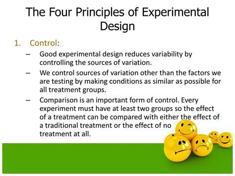 Four Principles Of Experimental Design