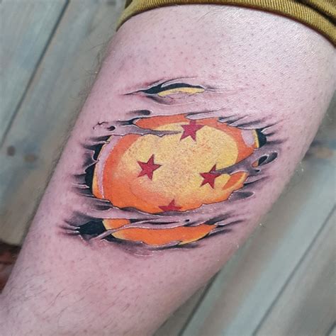 Four Star Dragonball Tattoo (med bilder)