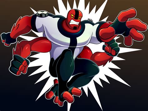Four Arms is the Omnitrix's DNA sample of a Tetramand from the planet Khoros in 5 Years Later. Four Arms has a large muscular body with extra arms and red skin. He has four …