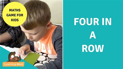 Four in a Row Math Game YouTube
